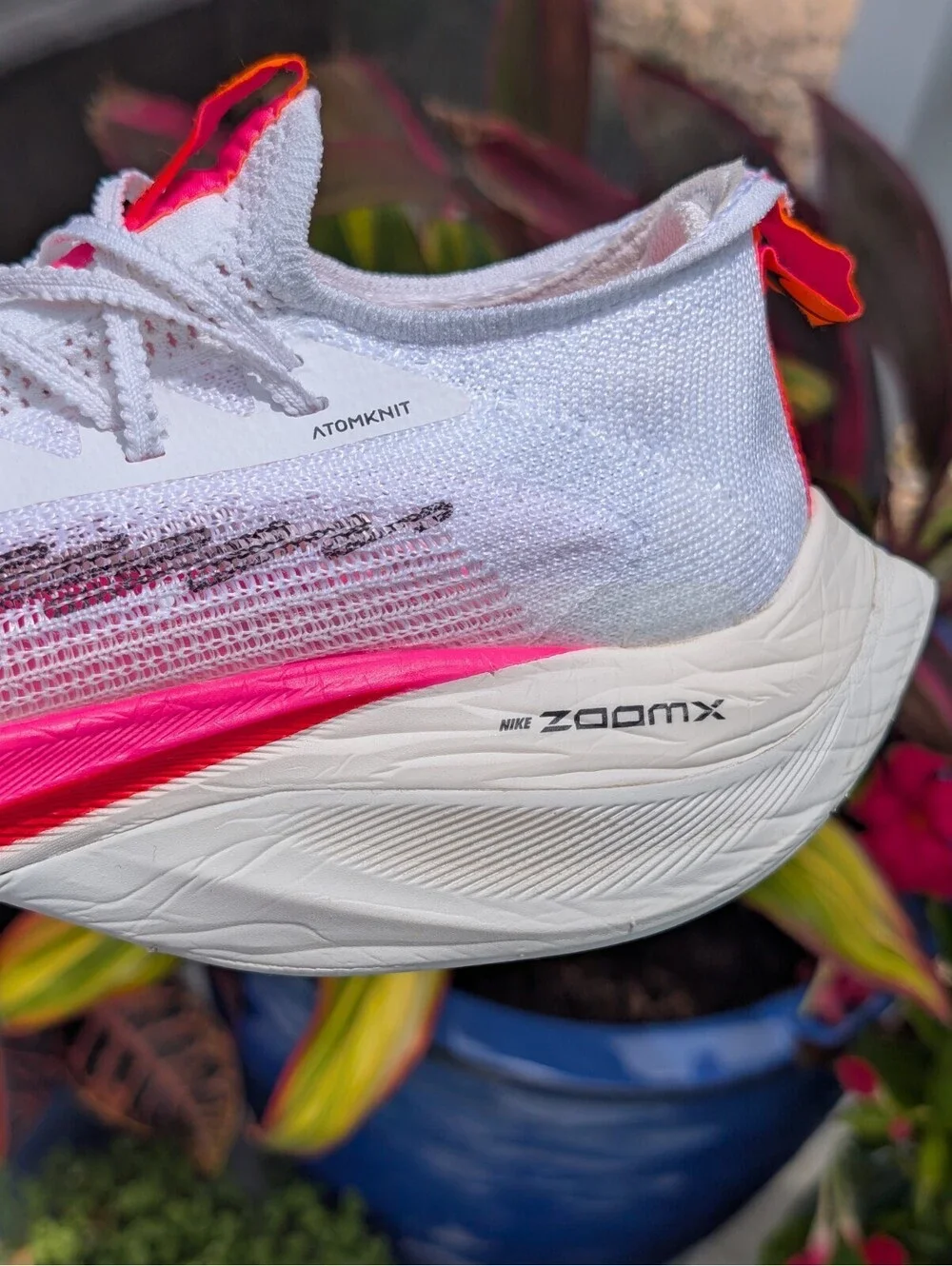 Nike Air Zoom Alphafly NEXT% Flyknit Men's 6.5 Women's 8 Rawdacious DJ5455-100